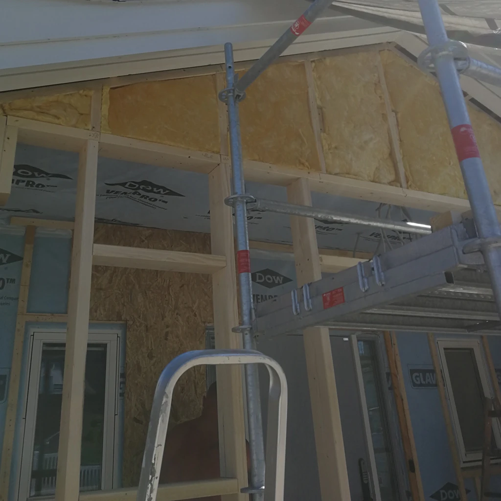 Tilbygg bolig med sømløs overgang mellom gammelt og nytt