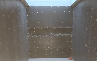 Våtrom: nytt bad med fliser og rene detaljer